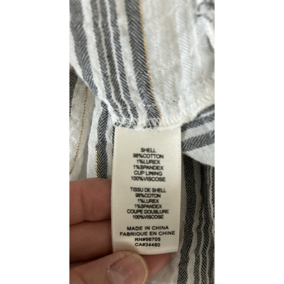 Rebecca Taylor La Vie Taylor Tank Top Tunic Tie Front Ruffle Romantic Babydoll S - Picture 8 of 11